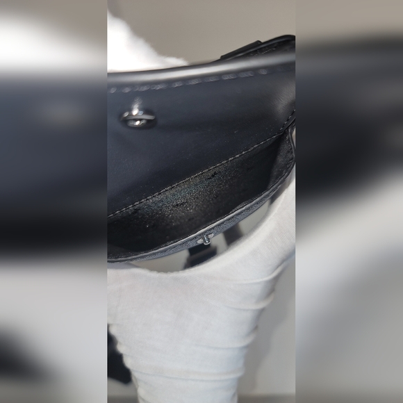 Blue/Navy color Michael Kors Signature PVC Leather Slim Phone Case Crossbody Bag - Picture 4 of 9